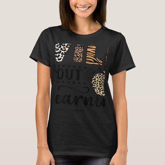 ワイルド学先生新学期Vネック Tシャツ (正面)