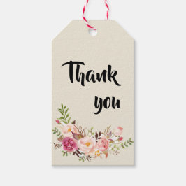 ワイルド庭園の結婚式ギフトラベル ギフトタグ