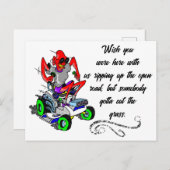 ワイルド引越し業者Xステッカー2 ポストカード (正面/裏面)