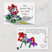 ワイルド引越し業者X 2ノートカード ノートカード (正面/裏面)