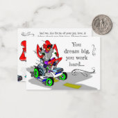 ワイルド引越し業者X 2ノートカード ノートカード (正面/裏面インサイチュ)