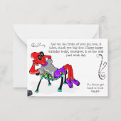 ワイルド引越し業者X 2ノートカード ノートカード (裏面)