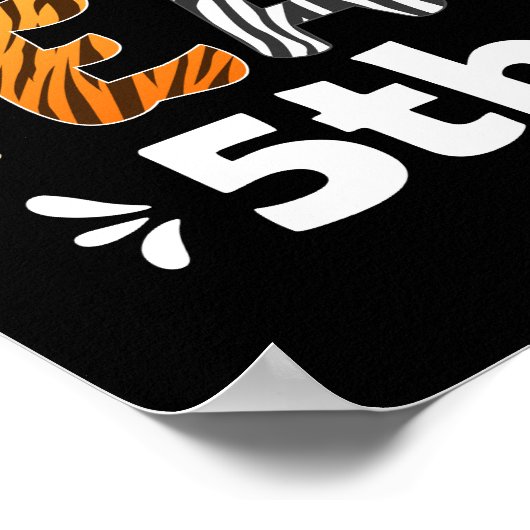 ワイルド教えの5年生のおもしろい新学期 ポスター (角)