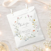 ワイルド数々のカラーフローラサンキュー結婚ズ フェイバーバッグ (クリップ留めされた状態)