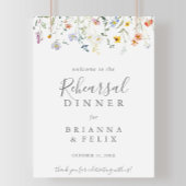 ワイルド数々のカラーフローラリハーサル夕食へようこそ ポスター