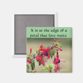 ワイルド明るい赤紫色 マグネット (正面/裏面)