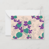 ワイルド春バイオリートノートカード ノートカード (正面)