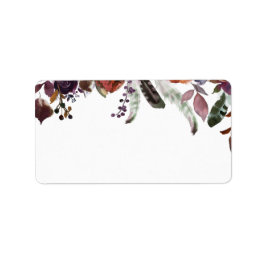 ワイルド王室の開花 |ゲスト空白のアドレス ラベル