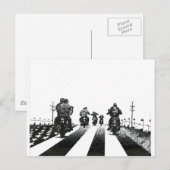 ワイルド生まれなB&W ポストカード (正面/裏面)