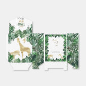 ワイルド生まれジャングルサファリをテーマにした誕生日パーティー フェイバーボックス (折り畳みなし)