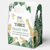 ワイルド生まれジャングルサファリをテーマにした誕生日3 フェイバーボックス (オープン)
