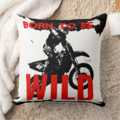 ワイルド生まれモトクロスバイクのスポーツになる クッション (ブランケット)