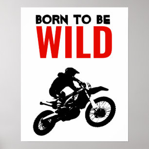 ワイルド生まれモトクロスバイクのスポーツになる ポスター