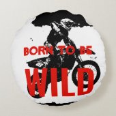 ワイルド生まれモトクロスバイクのスポーツになる ラウンドクッション (裏面)