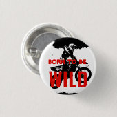 ワイルド生まれモトクロスバイクのスポーツになる 缶バッジ (正面&裏面)