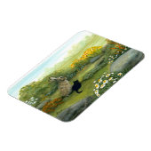 ワイルド疑問に思ラビットとキットンバイバーレ マグネット (左側)