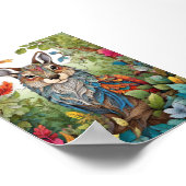 ワイルド疑問に思:自然着色ポスターの調和 ポスター (角)