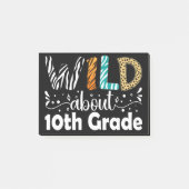 ワイルド約10年生新学期10年生 ポストイット (正面)