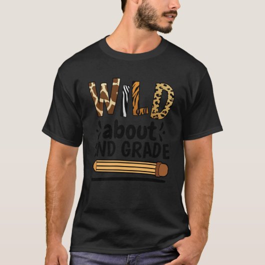 ワイルド約2年生の学年先生 Tシャツ (正面)