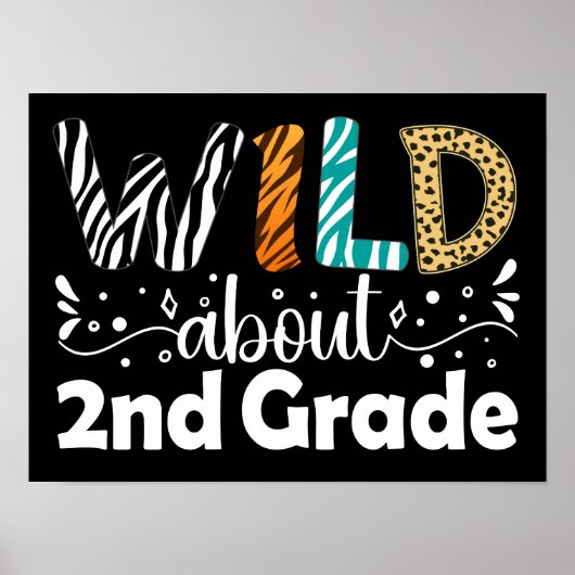 ワイルド約2年生2年生おもしろい学校 ポスター (正面)