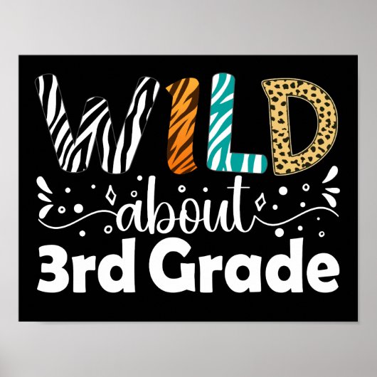 ワイルド約3年生新学期3年生 ポスター (正面)