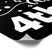 ワイルド約4年生のおもしろい新学期 ポスター (角)