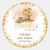 ワイルド素朴ウエストガールシャワー ラウンドシール (正面)