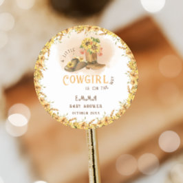 ワイルド素朴ウエストガールシャワー ラウンドシール