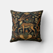 ワイルド素朴ネス鹿Tシャツ クッション (裏面)