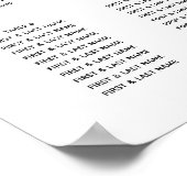 ワイルド素朴フラワーブーケの結婚シーティングチャート ポスター (角)