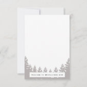 ワイルド素朴ワン |誕生日パーティー招待状 招待状 (裏面)