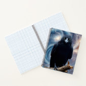 ワイルド自然カラス ノートブック (内部)
