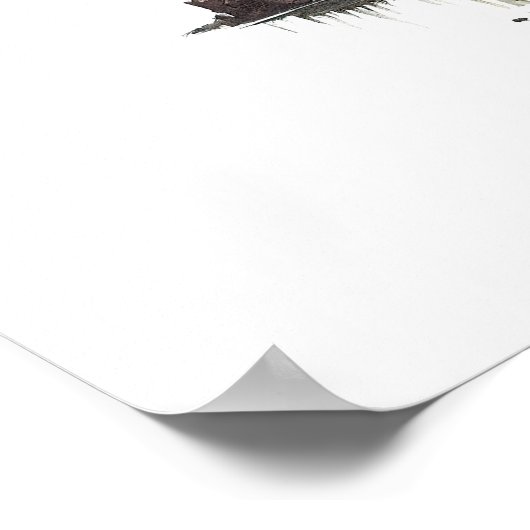 ワイルド自然リビングインスパイアキャンピング引用文ポスター ポスター (角)