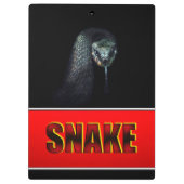 ワイルド自然 – ブラックスネークデザインコレクション クリップボード (裏面)