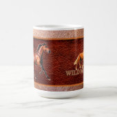 ワイルド自然 – ホースデザインコレクション コーヒーマグカップ (中央)