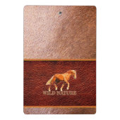 ワイルド自然 – ホースデザインコレクション ミニクリップボード (裏面)