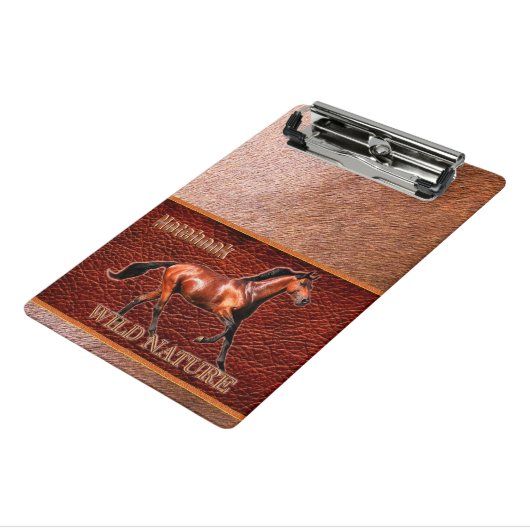 ワイルド自然 – ホースデザインコレクション ミニクリップボード (アングル3)