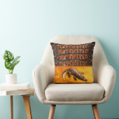 ワイルド自然- CROCODILE-DILE-DILEデザイン クッション (椅子)