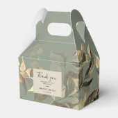 ワイルド葉セージグリーンフローラ結婚ズ フェイバーボックス (裏面サイド)