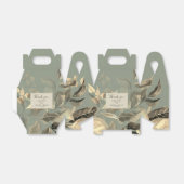 ワイルド葉セージグリーンフローラ結婚ズ フェイバーボックス (折り畳みなし)