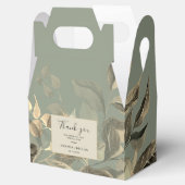 ワイルド葉セージグリーンフローラ結婚ズ フェイバーボックス (オープン)