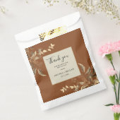 ワイルド葉ティラコッタフローラ結婚ズ フェイバーバッグ (封をした状態)