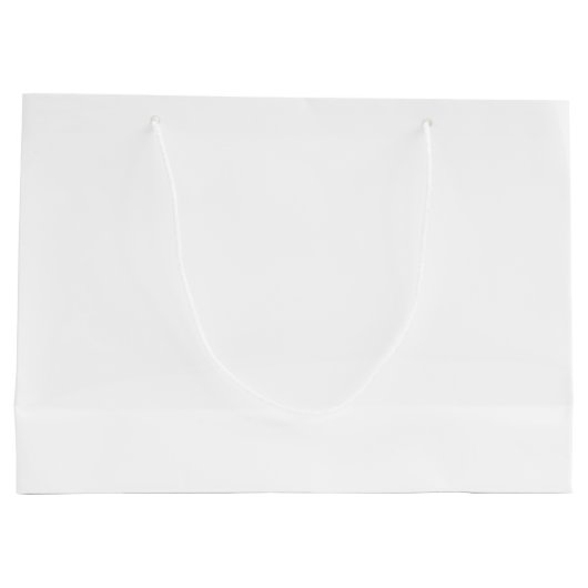 ワイルド誕生日パーソナライズされたジャングルテーマ抱き枕 ラージペーパーバッグ (裏面)