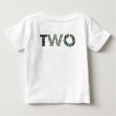 ワイルド誕生日Tシャツ2枚 ベビーTシャツ (裏面)