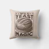 ワイルド酵母魔法ソース生地パンベーキング愛好家 クッション (裏面)