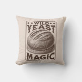 ワイルド酵母魔法ソース生地パンベーキング愛好家 クッション (正面)