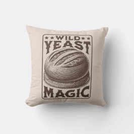 ワイルド酵母魔法ソース生地パンベーキング愛好家 クッション