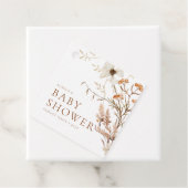 ワイルド開花素朴フローラベビーシャワー フェイバータグ (インサイチュ)