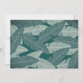 ワイルド1ワイルドモノ王冠フォトボーイ1歳誕生日 招待状 (裏面)