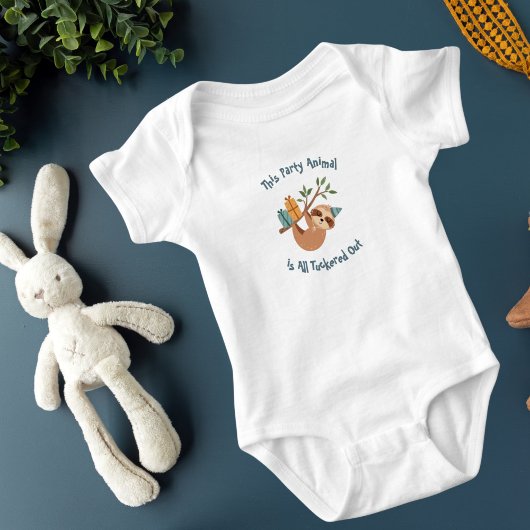 ワイルド1歳の誕生日ワンピース ベビーボディスーツ